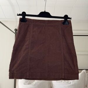 Free People Corduroy Mini Skirt